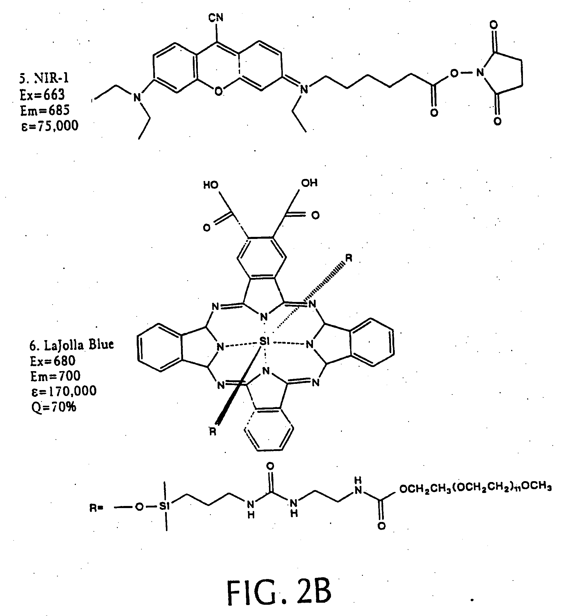 Intramolecularly-quenched near infrared fluorescent probes