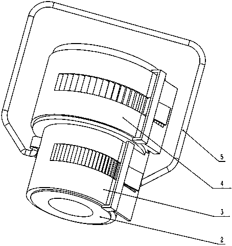 Glans penis fixing device for stretching penis and corresponding stretcher