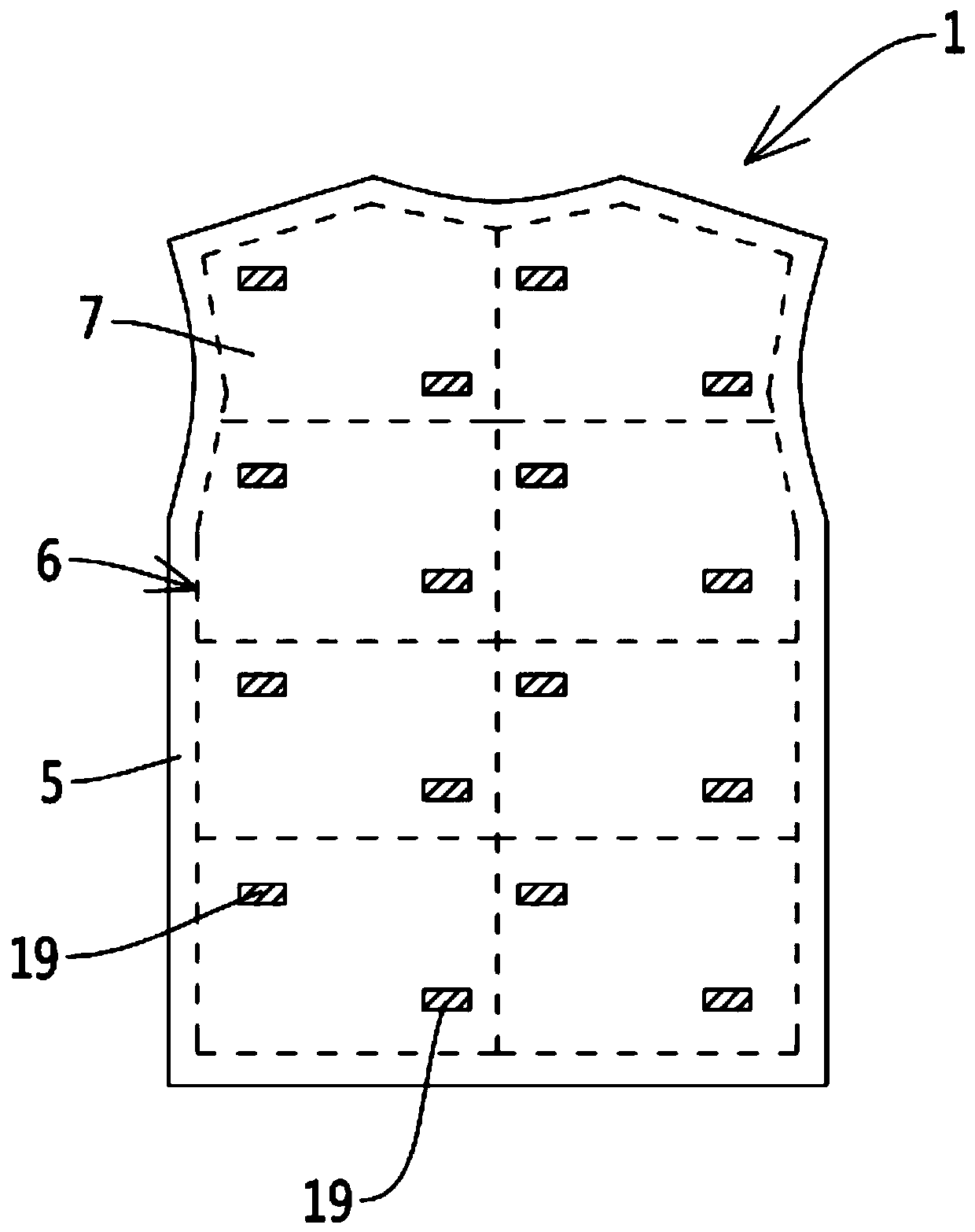 Novel down feather penetration-preventing down feather cotton-padded jacket