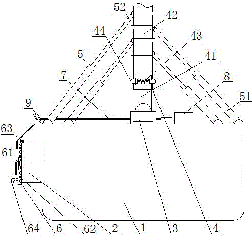 Projector with conveniently-adjusted projection angle and lens dust prevention structure