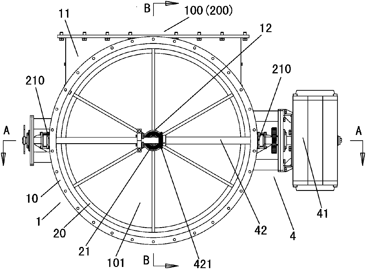 A RTO special valve for regenerative oxidation furnace