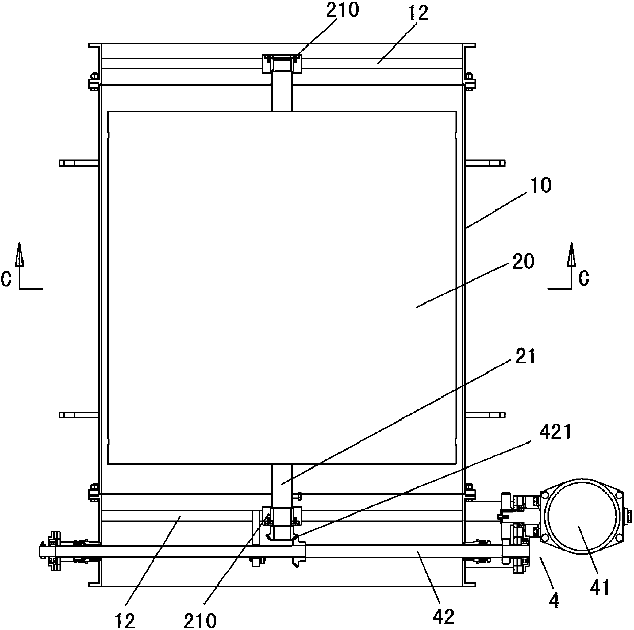 A RTO special valve for regenerative oxidation furnace