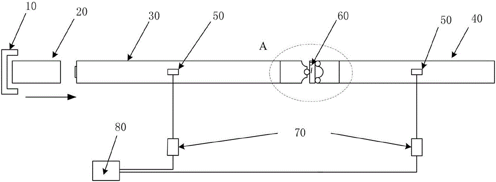 Testing method and device for flexural toughness of fiber reinforced concrete components