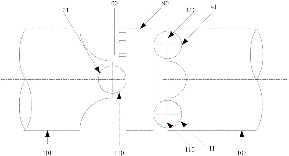 Testing method and device for flexural toughness of fiber reinforced concrete components