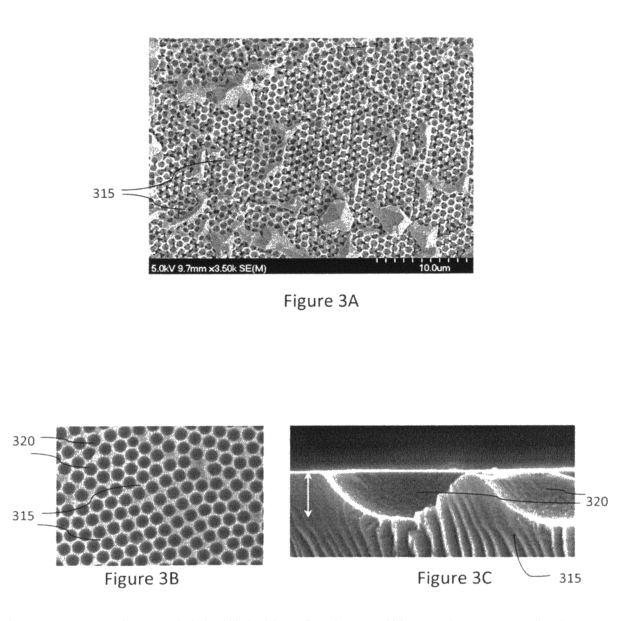 Porous device for optical and electronic applications and method of fabricating the porous device