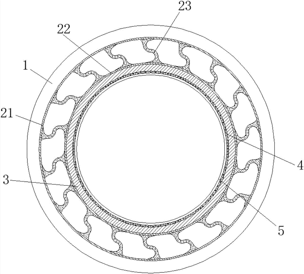 Anti-blocking blow-off pipe