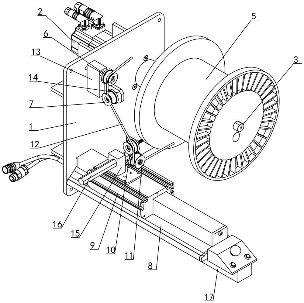 High speed constant tension yarn winding machine