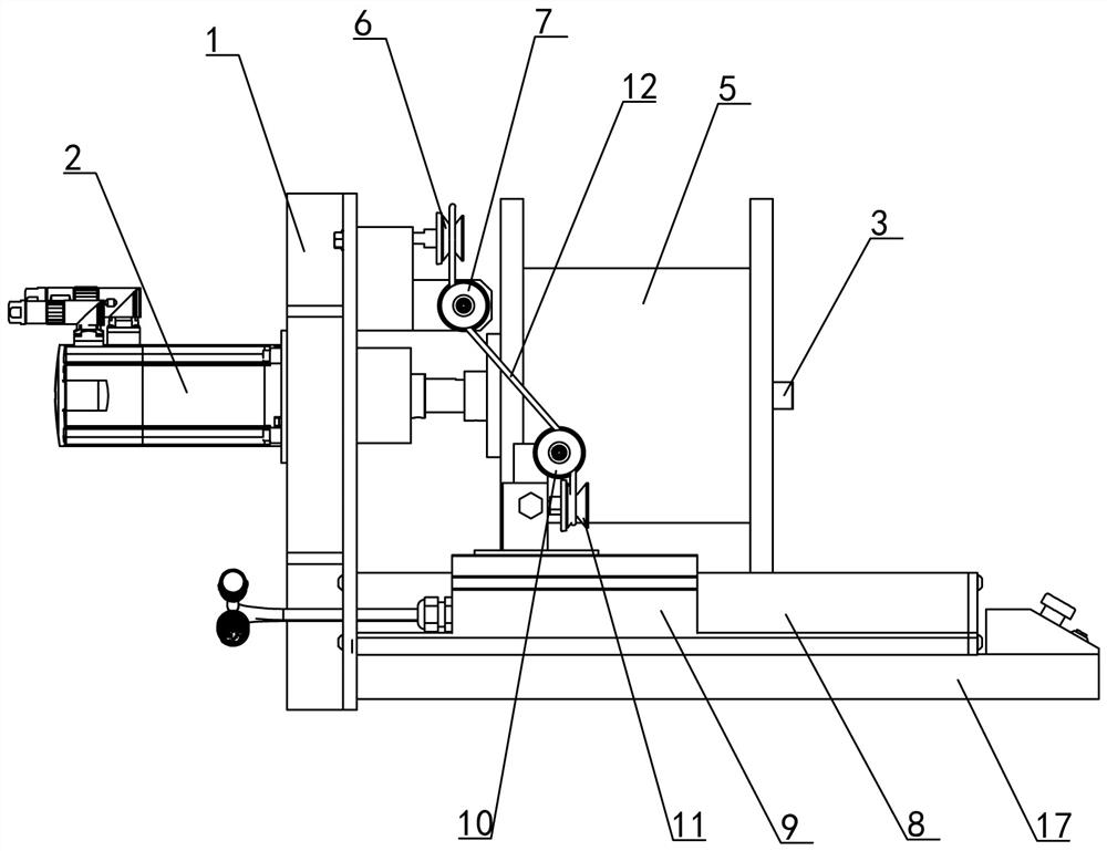 High speed constant tension yarn winding machine