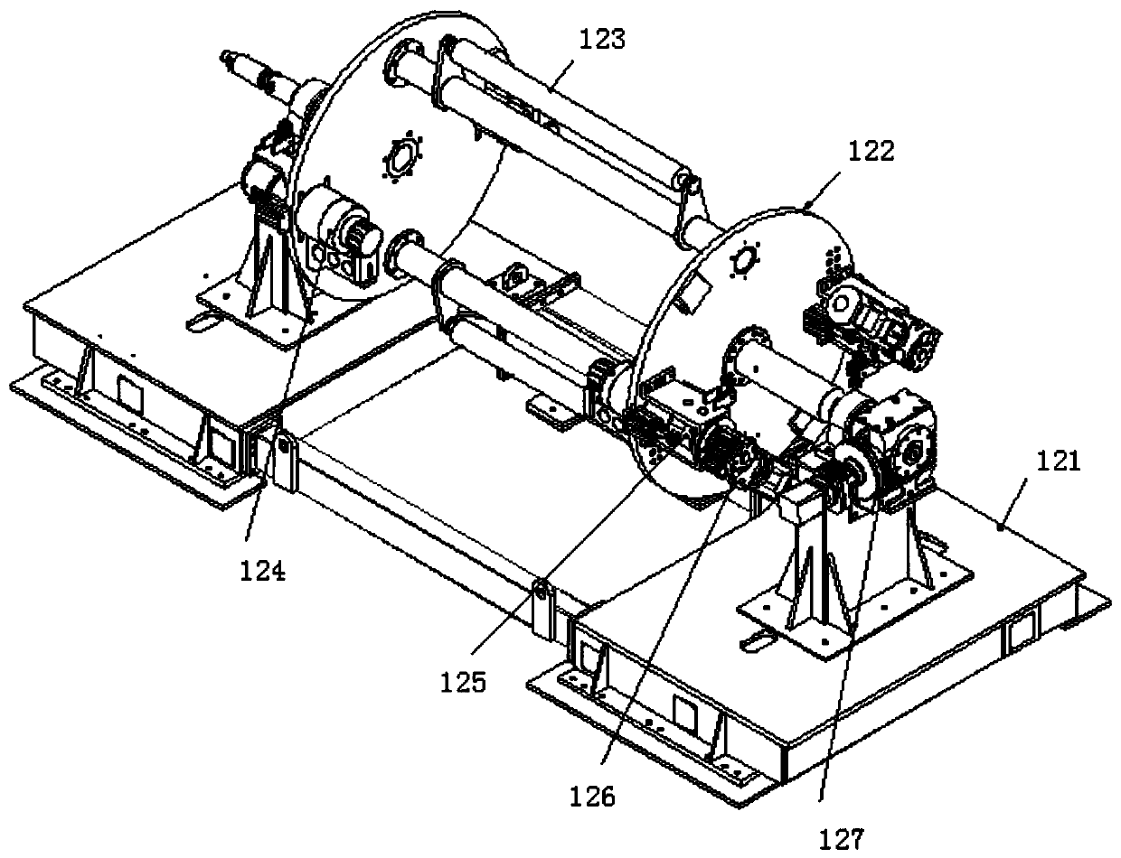 Production equipment for three-layer co-extrusion membrane of lithium battery