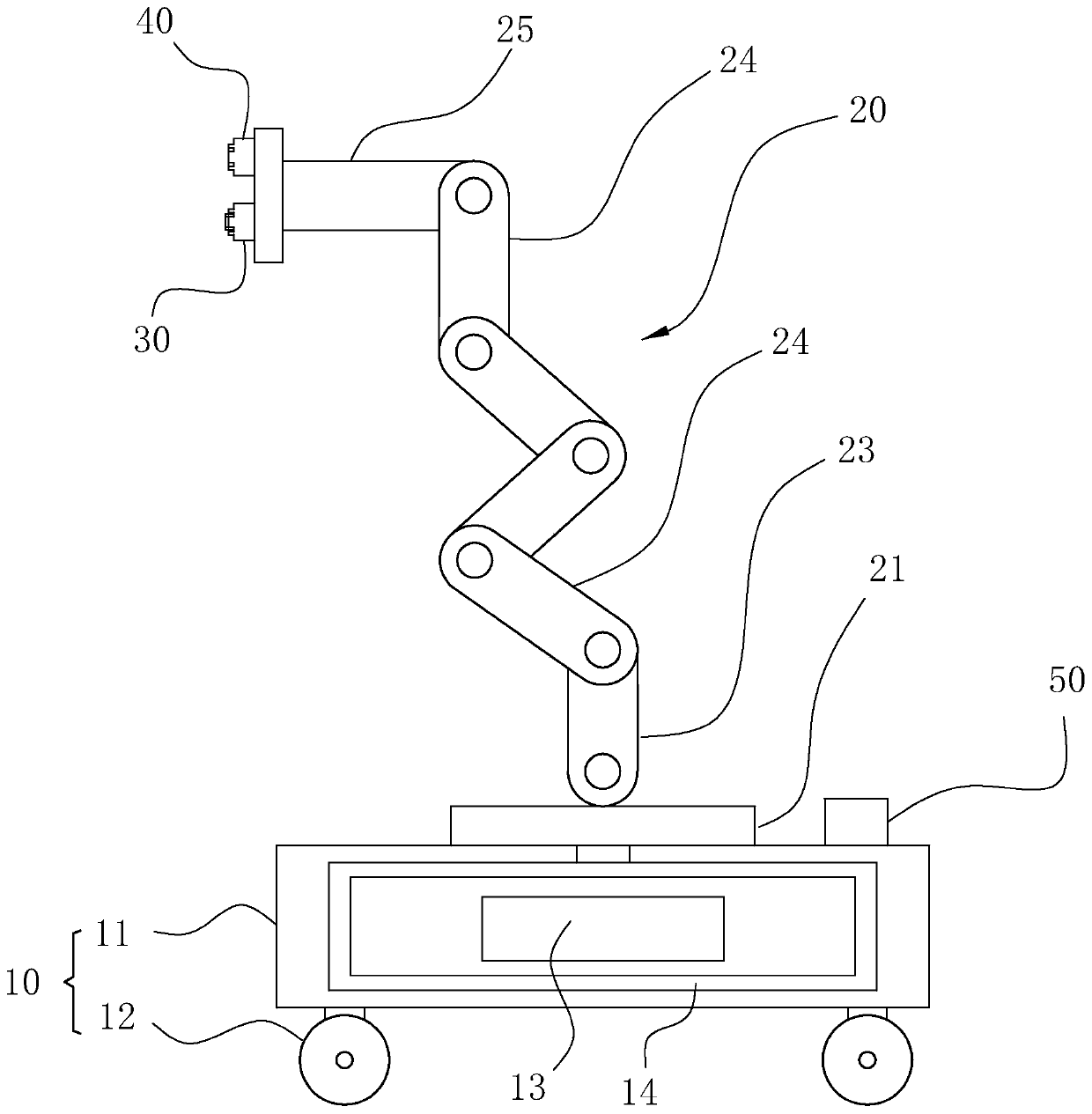 Device and method used for remotely measuring residual dose in proton therapy system