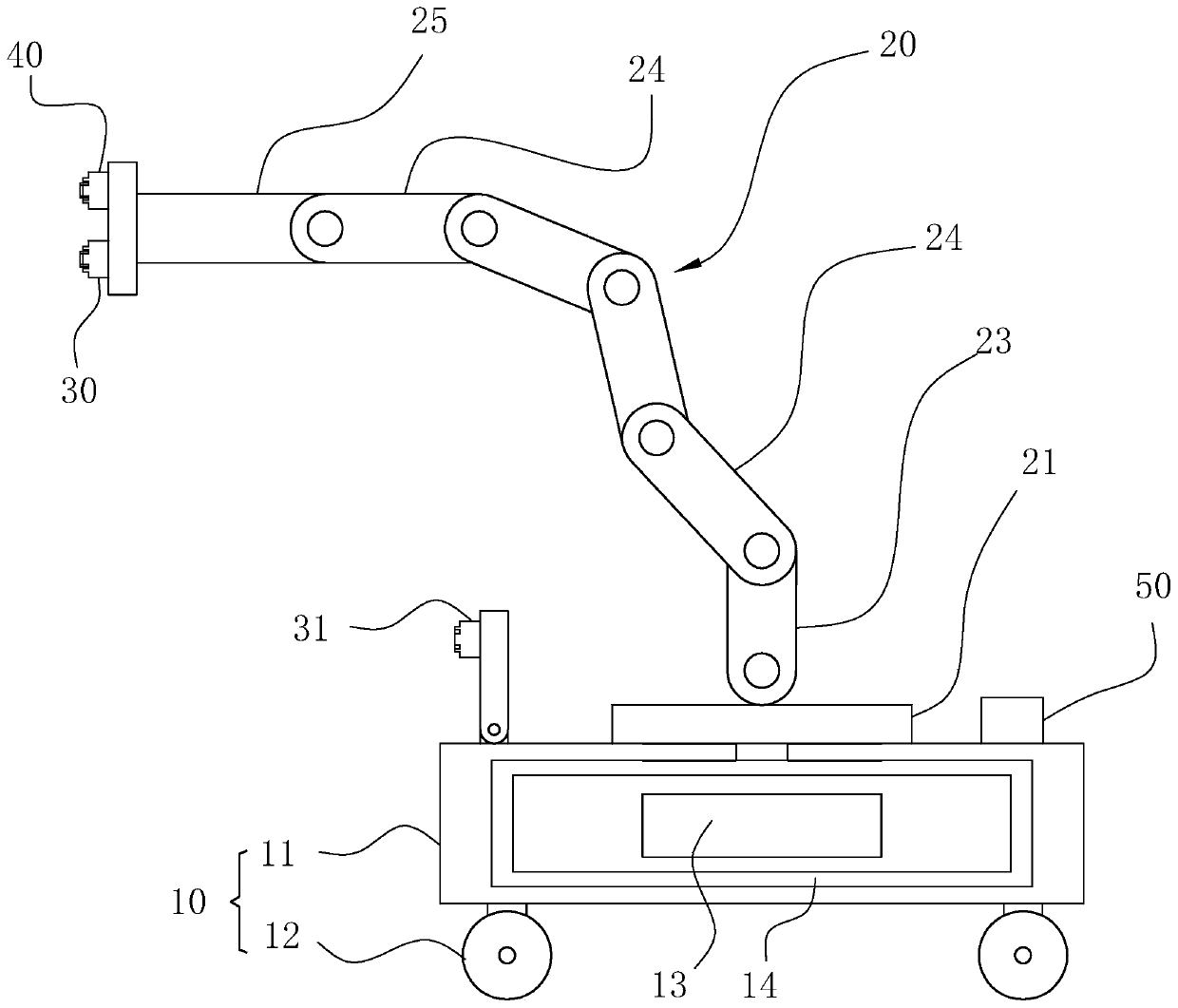 Device and method used for remotely measuring residual dose in proton therapy system