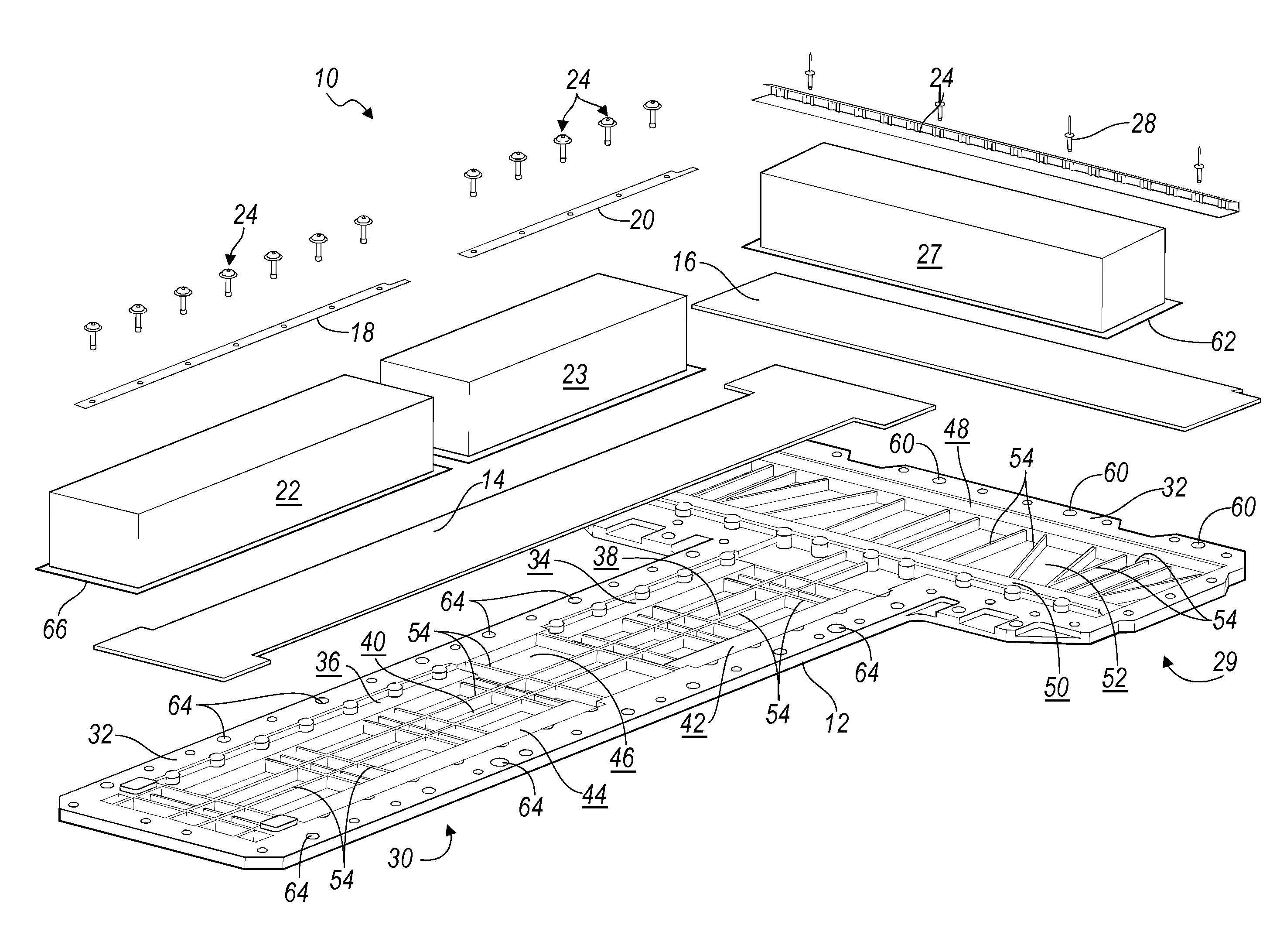 Electric storage battery support apparatus