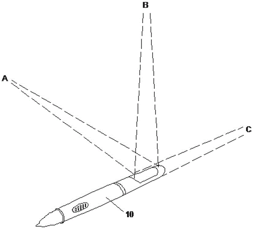 Implementation method of environment light judgment based on smart pen