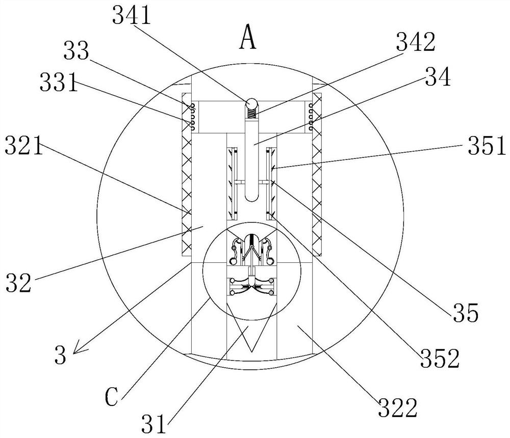 Waste cable stripping device