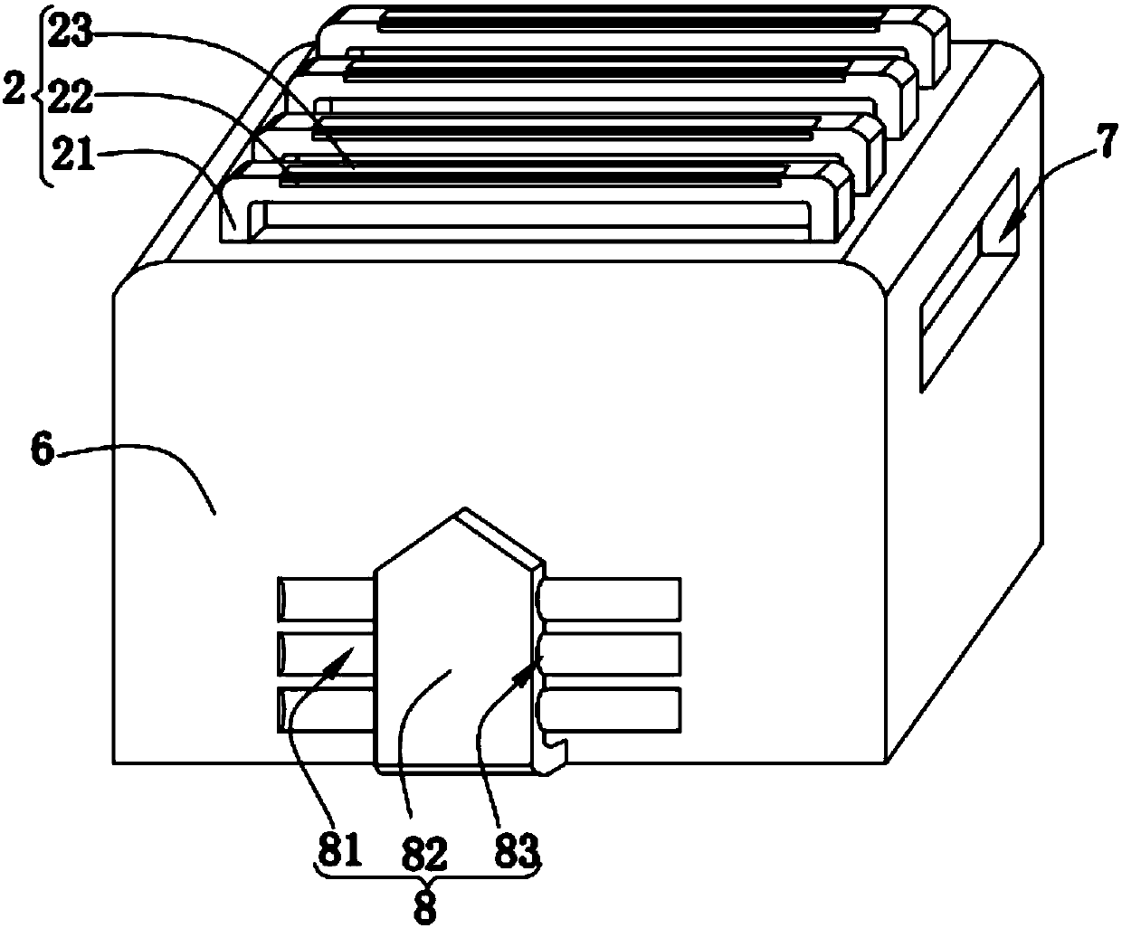 Test paper storage and management device