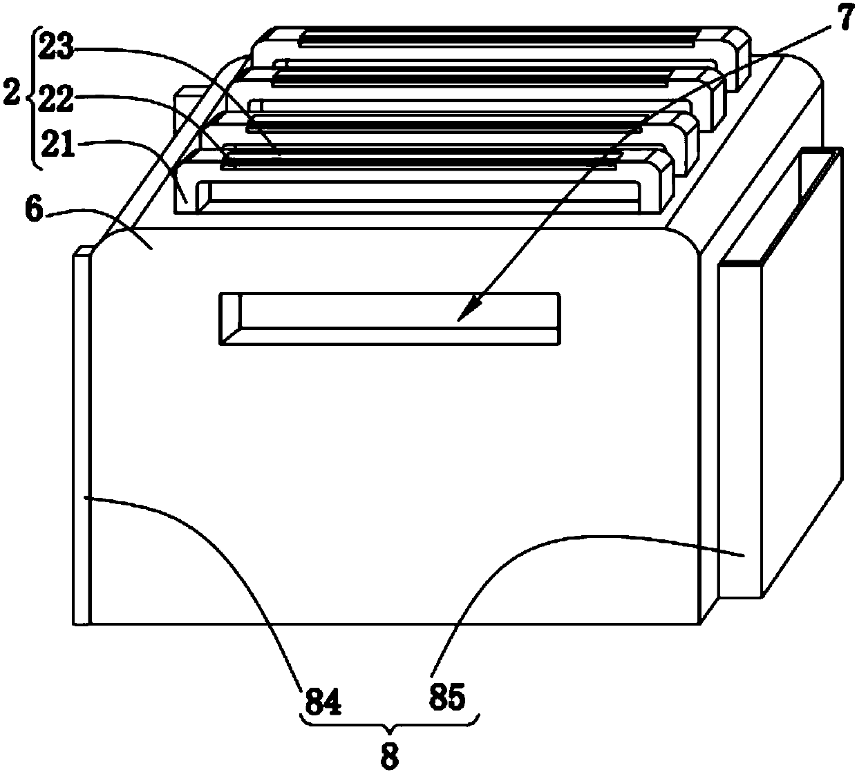 Test paper storage and management device