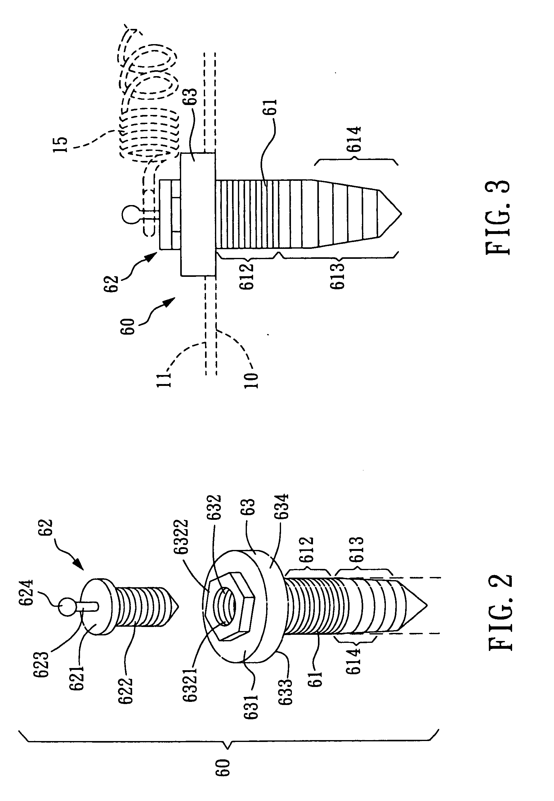 Screw device for orthodontic treatment