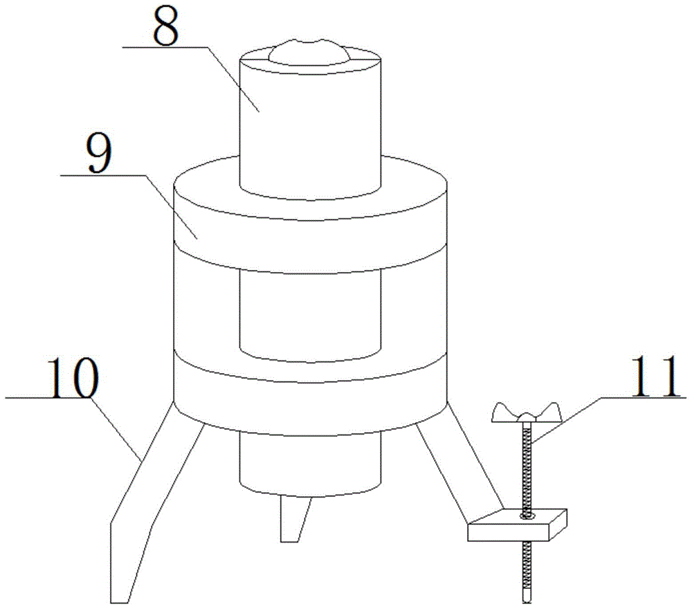 A rapid test mechanism and test method for the centering of a lift-type evaporator