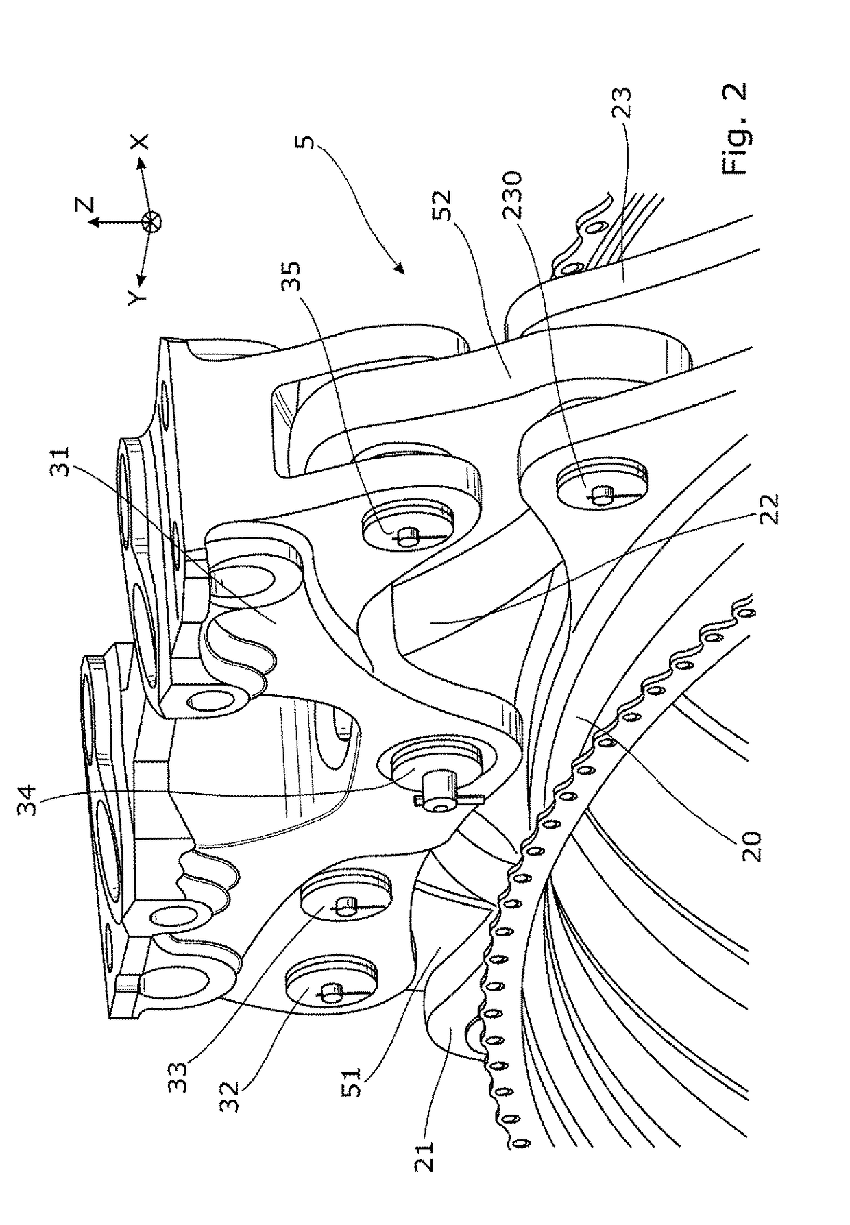 Aircraft engine attachment device, and corresponding aircraft