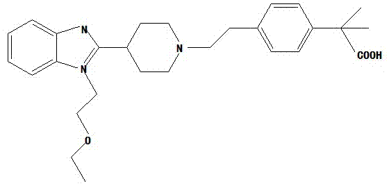 Bilastine crystal form and preparation method thereof