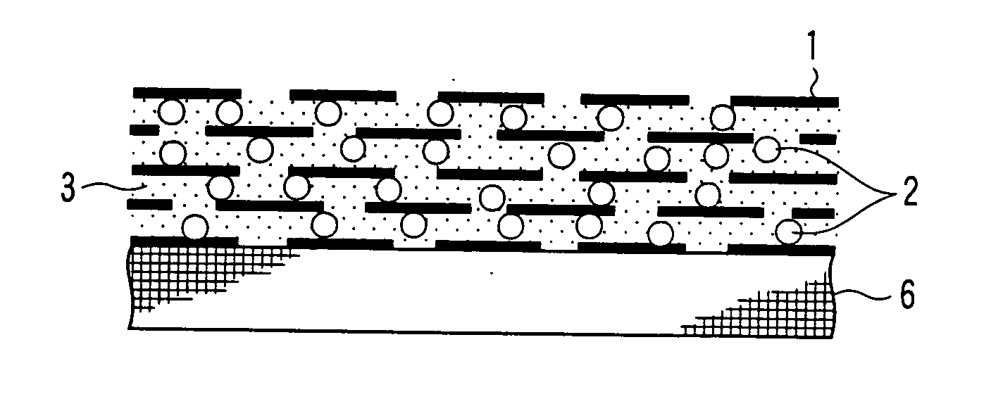 Tape member or sheet member, and method of producing tape member or sheet member