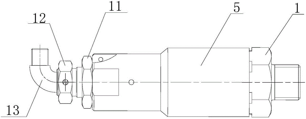 High-pressure liquid collection type pressure regulating overflow safety valve