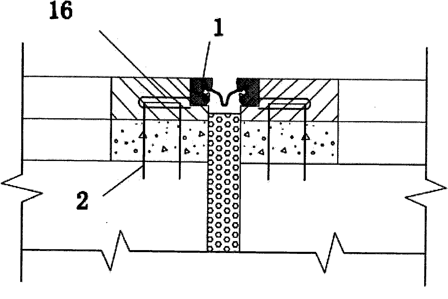 Bridge expansion joint structure and construction technology thereof