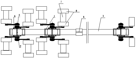 Energy-gathered type shipboard aircraft catapult system with power generating function