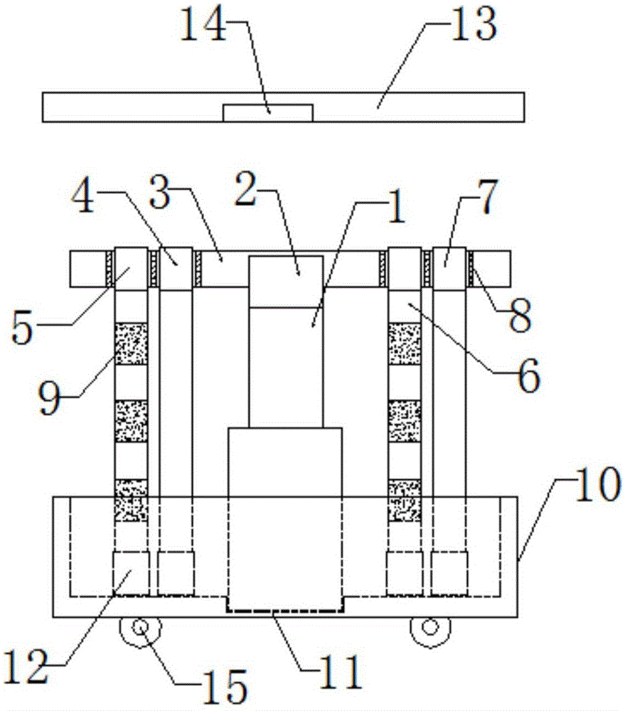 Textile roller frame convenient to store