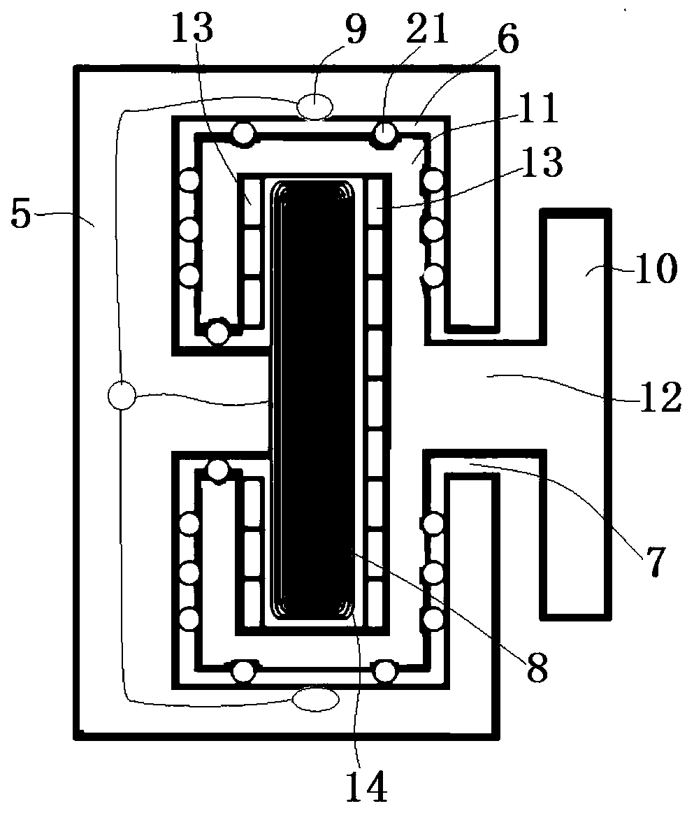 Electromagnetic ejection fencing roadblock machine