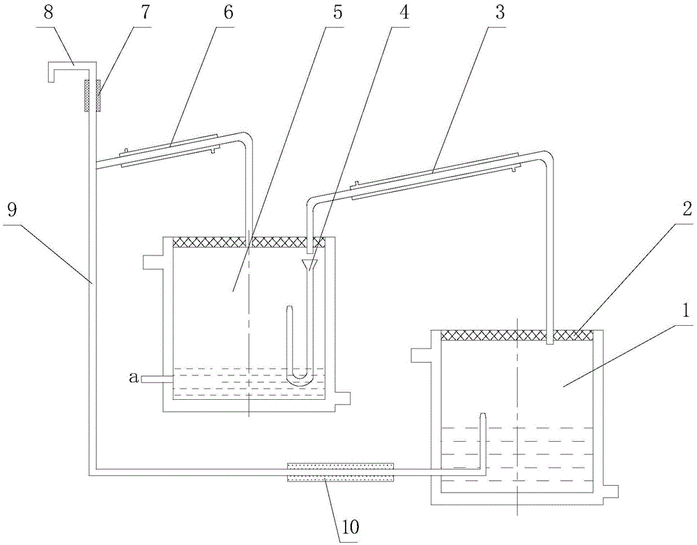 Backflow type evaporation and crystallization device and method for evaporating and crystallizing mixed solvent