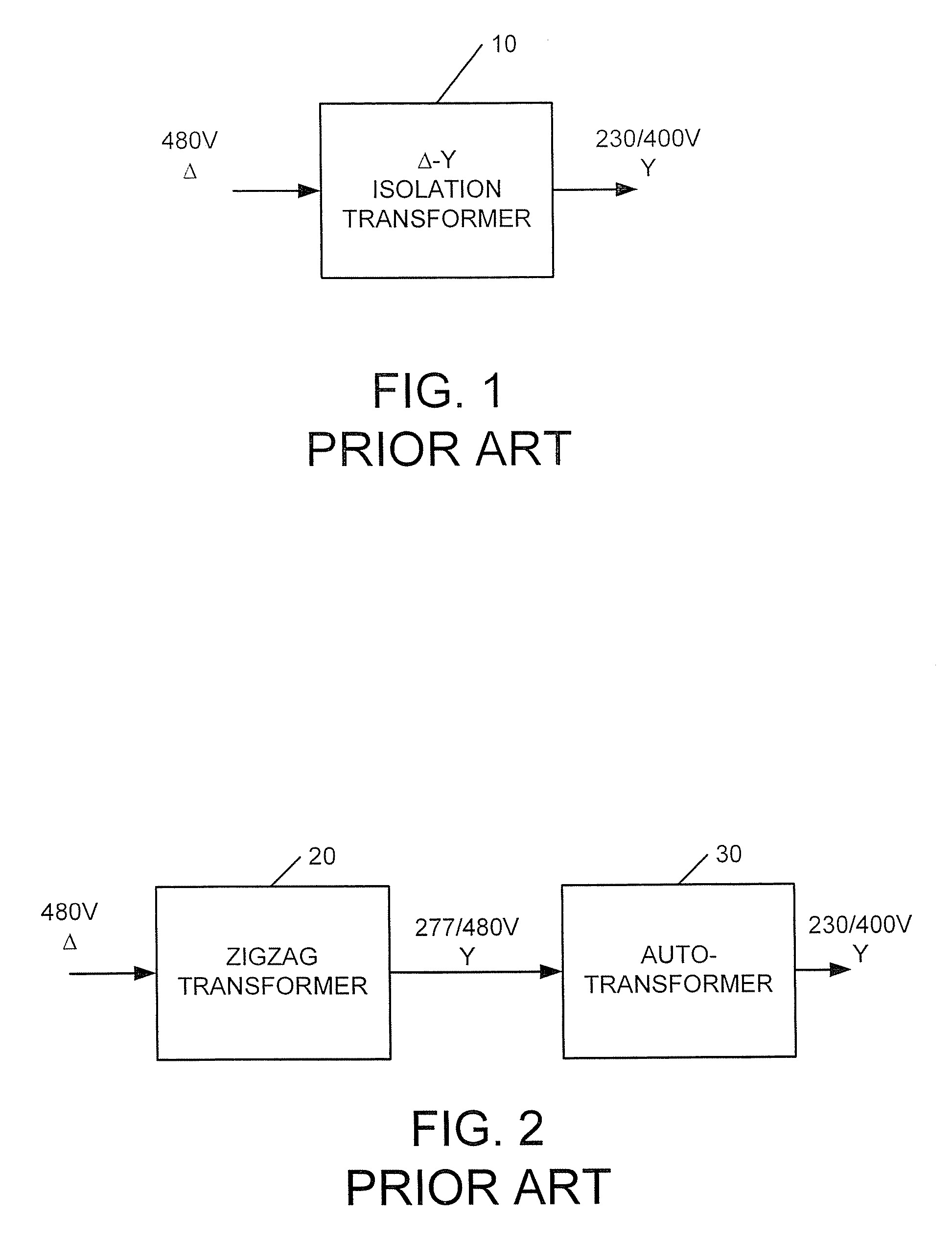 Zigzag autotransformer apparatus and methods