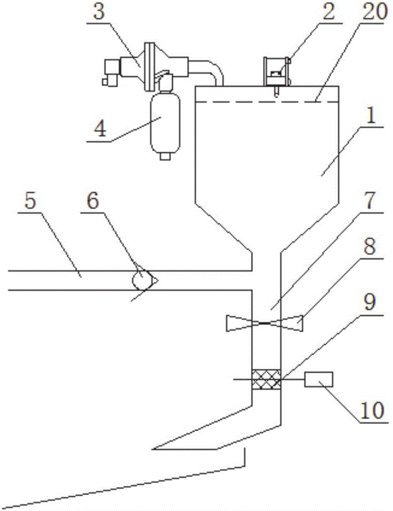 Bean curd jelly discharging device for bean curd skin machine