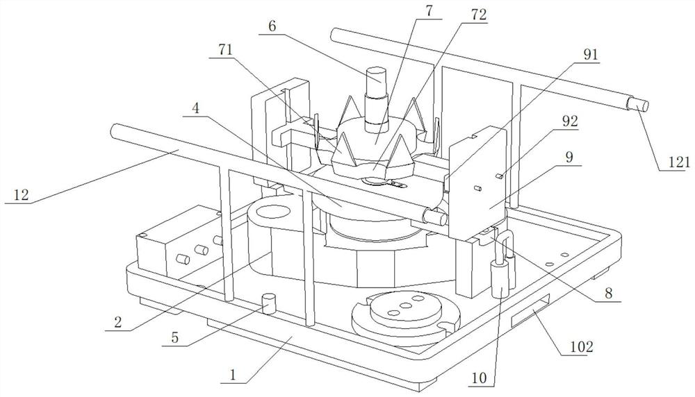 Generator rotor claw pole angle control device