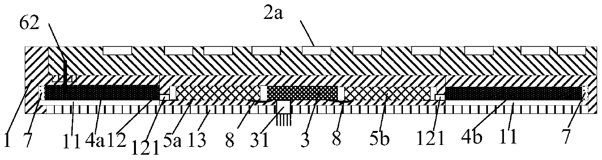 Front end system of flat plate type dual-band detector and making method thereof