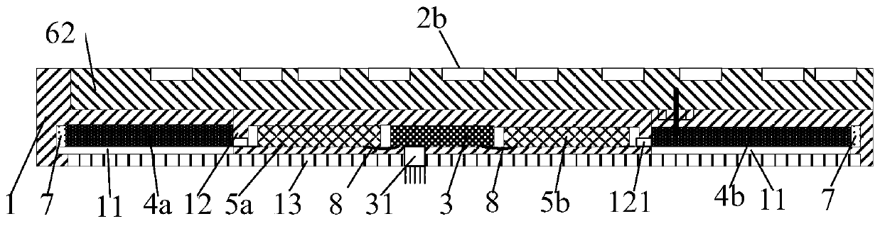 Front end system of flat plate type dual-band detector and making method thereof