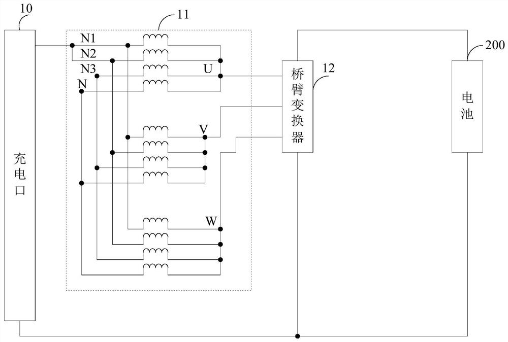 Vehicle and energy conversion device and power system thereof