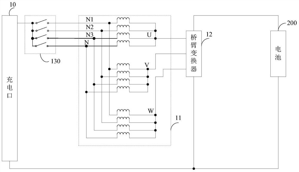 Vehicle and energy conversion device and power system thereof