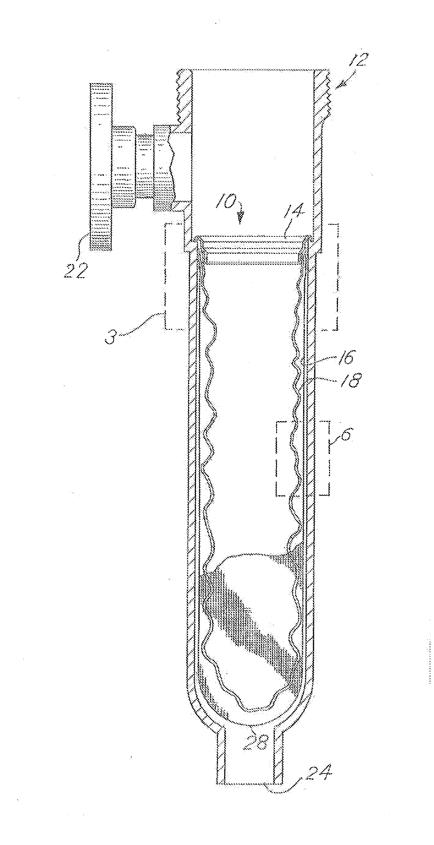 Dual bag filter with spacer