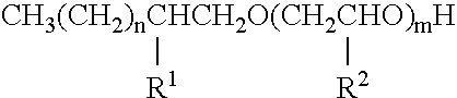 Detergent composition containing branched alcohol alkoxylate and compatibilizing surfactant, and method for using