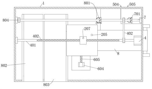 A chip flatness detection device and detection method