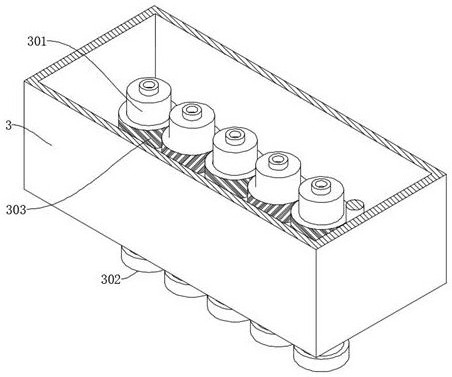 A chip flatness detection device and detection method