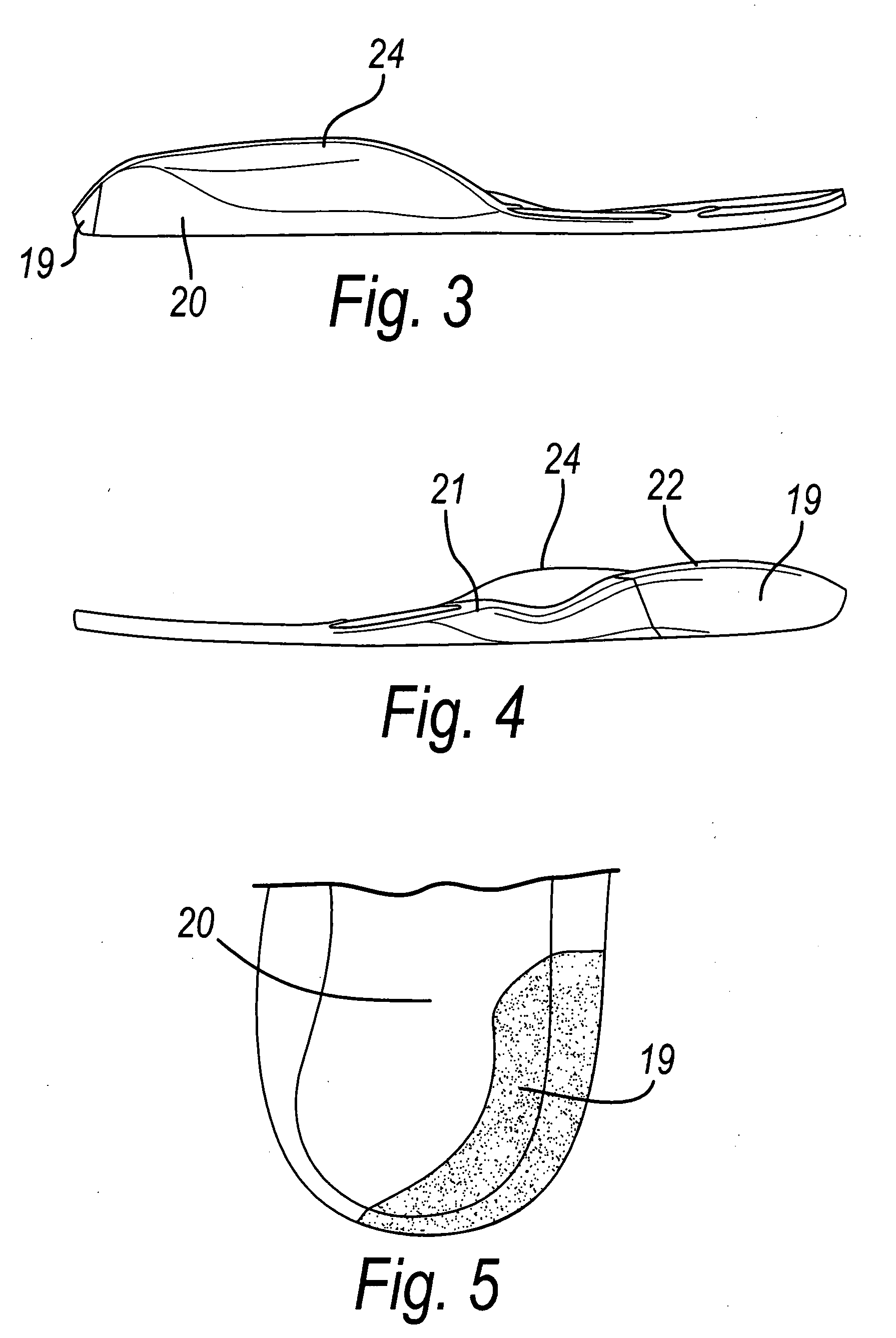 Insole for sports shoes, particularly for golf