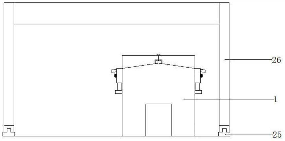 A factory building for factory production of large components