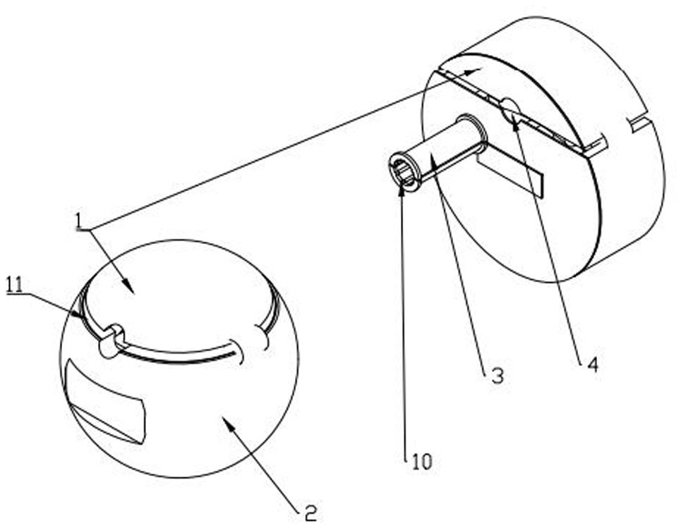 Cable length metering device in tunnel construction