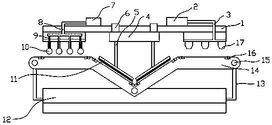 Pig hair residue cleaning device