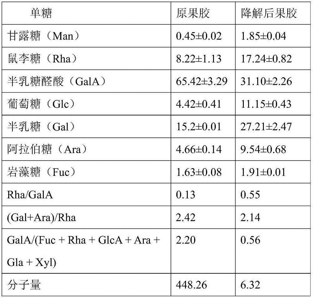 Preparation method of ultralow-molecular-weight pectin rich in RG-I