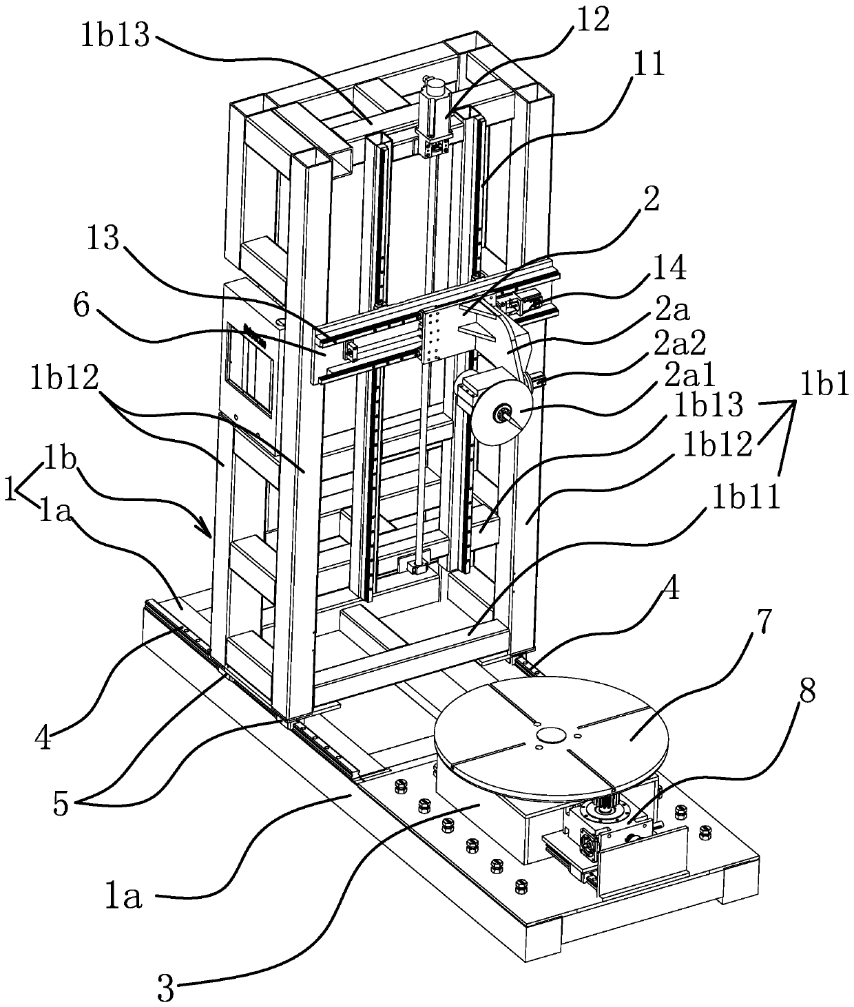 Vertical engraving machine