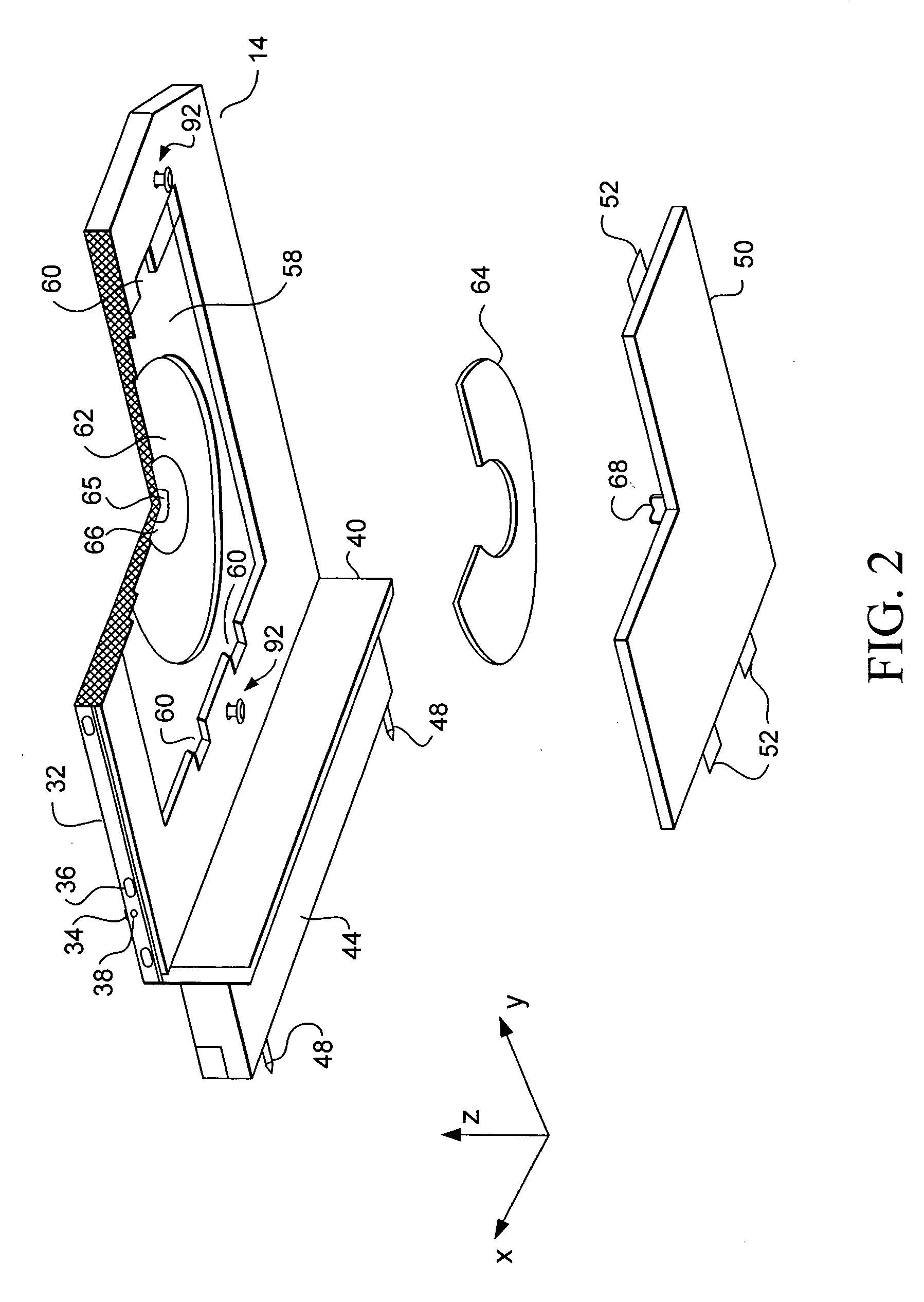 Wafer burn-in and test employing detachable cartridge