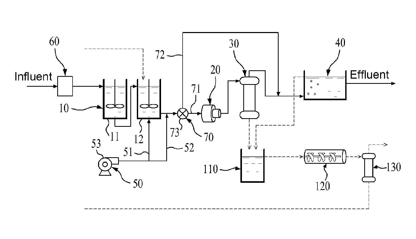 Apparatus for purifying wastewater and method thereof